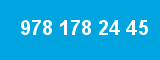 978 178 24 45